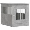 vidaXL Dog Crate Furniture Concrete Grey 64.5x80x71 cm Engineered Wood