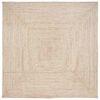vidaXL Area Rugs Square Natural and White 300 x 300 cm