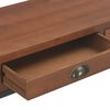vidaXL Console Table with 3 Drawers 120x30x76 cm Solid Fir Wood