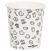 vidaXL Coffee Paper Cups 200 ml 1000 pcs White and Black