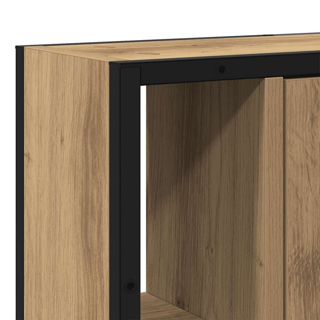 vidaXL Bathroom Mirror Cabinet Artisan Oak 60x16x60 cm Engineered Wood