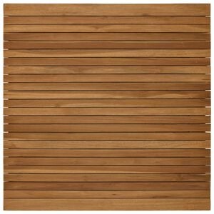 vidaXL Table Top 90 x 90 x 3.5 cm Square Solid Teak Wood Natural