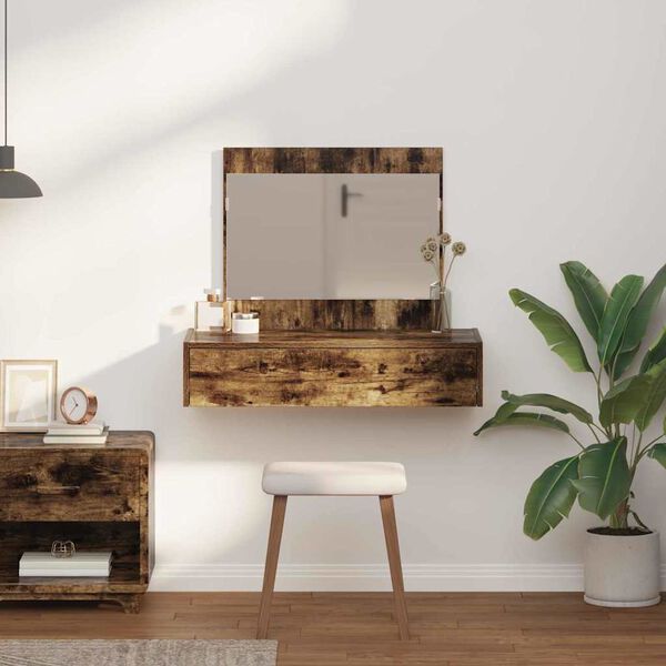 vidaXL Dressing Table Brown 83 x 40 x 70 cm Engineered Wood