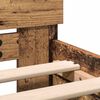vidaXL Bed Frame Old Wood 193 x 125 x 70 cm Engineered Wood