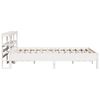 vidaXL Bed Frame without Mattress White 140x190 cm Solid Wood Pine