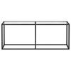 vidaXL Console Table Transparent 200x35x75.5cm Tempered Glass