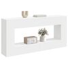 vidaXL Console Table Striped White 155 x 29 x 74 cm Engineered Wood