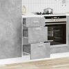vidaXL Bottom Cabinet Lyon Concrete Grey 40x46x81.5 cm Engineered Wood