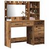 vidaXL Dressing Table Brown 78.5 x 41 x 135 cm Engineered wood