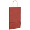 vidaXL Paper Bags 50 pcs with Handles Red 21x11x36 cm