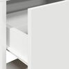 vidaXL Bedside Cabinet with Drawer White 51x31x47 cm
