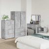 vidaXL Storage Cabinets 2 pcs Concrete Grey 60 x 48 x 105 cm