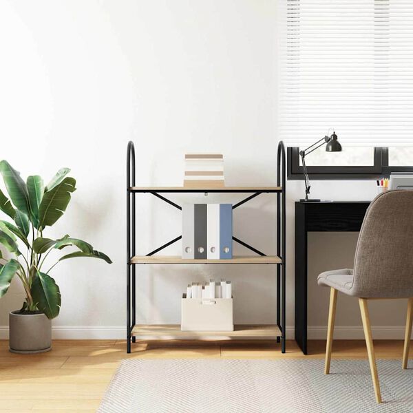 vidaXL Bookshelf Sonoma Oak 80 x 30 x 109 cm Engineered wood