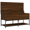 vidaXL Storage Bench Brown Oak 100x42.5x47 cm Engineered Wood