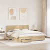 vidaXL Bed Frame with Drawer Sonoma Oak 180 x 200 cm Engineered Wood
