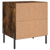 vidaXL Bedside Cabinets 2 pcs Smoked Oak 40x35x47.5 cm Engineered Wood