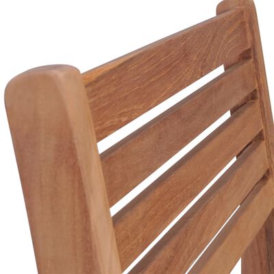 vidaXL Stackable Garden Chairs 4 pcs Solid Teak Wood