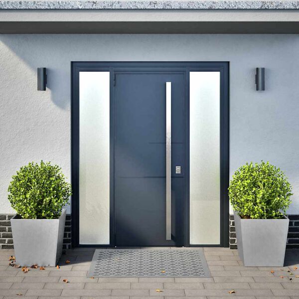 vidaXL Garden Planters 50x50x50 cm 2 pcs Galvanised Steel