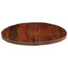 vidaXL Table Top Ø 70x3.8 cm Round Solid Wood Reclaimed