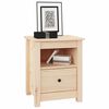 vidaXL Bedside Cabinet 40x35x49 cm Solid Wood Pine