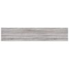 vidaXL Wall Shelves 4 pcs Grey Sonoma 100x20x1.5 cm Engineered Wood