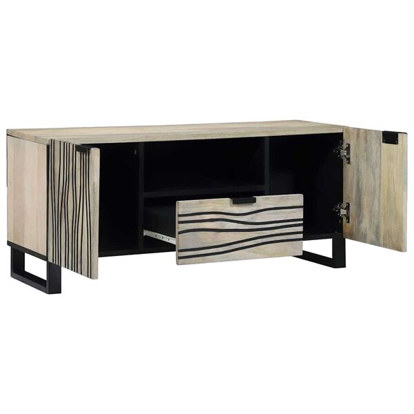 vidaXL TV Units with Drawer White 105 x 33 x 46 cm Engineered wood