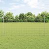 vidaXL Fence with Post Silver 1.2 x 25 m Steel