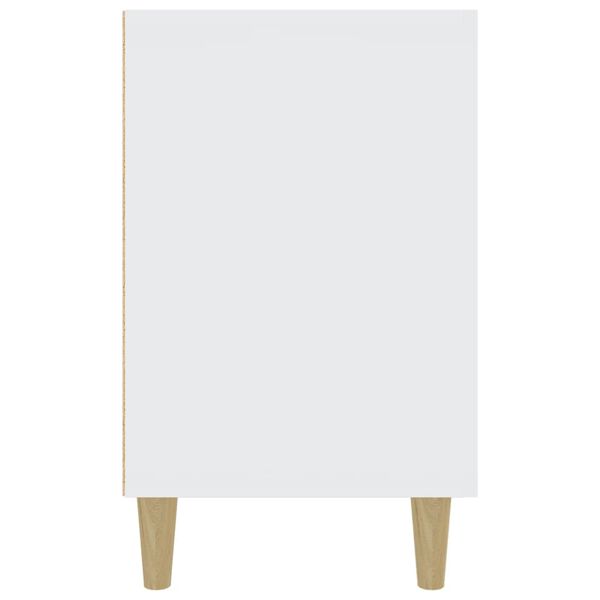 vidaXL Sideboard White 100x36x60 cm Engineered Wood