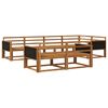 vidaXL Outdoor Sofa Set 7 pcs Natural Solid Acacia Wood
