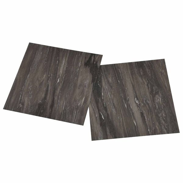 vidaXL Flooring Planks 55 pcs Dark Grey 5.11 m&sup2; PVC