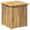 vidaXL Garden Storage Box Solid Acacia Wood 48.5 x 49 x 53.5 cm