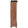vidaXL Wine Rack Solid Mahogany Wood