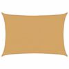 vidaXL Sunshade Sail 160 g/m&sup2; Rectangular Sand 3,5x5 m HDPE