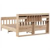 vidaXL Bed Frame without Mattress 180x200 cm Super King Solid Wood Pine
