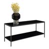 House Nordic TV Stand with 2 Shelves Avery Black