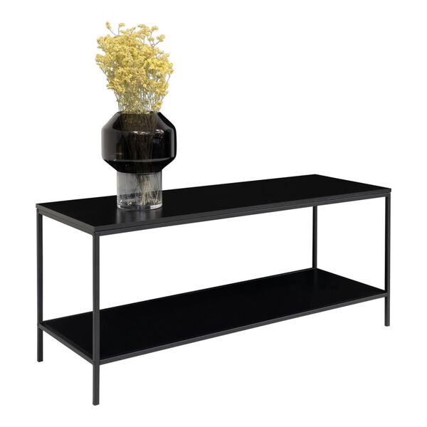 House Nordic TV Stand with 2 Shelves Avery Black