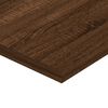 vidaXL Wall Shelves 4 pcs Brown Oak 40x20x1.5 cm Engineered Wood