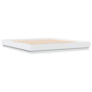 vidaXL Bed Frame without Mattress White 180x200 cm
