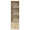 vidaXL Bookcase Sonoma Oak 31x24x102 cm Engineered Wood