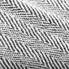 vidaXL Throw Cotton Herringbone 160x210 cm Navy Blue