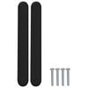 vidaXL Cabinet Handle 12 pcs Black 121 x 16.6 x 28.3 mm Iron