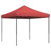 vidaXL Foldable Party Tent Pop-Up Burgundy 292x292x315 cm
