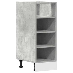 vidaXL Bottom Cabinet "Riga" Concrete Grey 30x44.5x81.5 cm