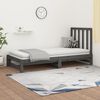 vidaXL Pull-out Day Bed without Mattress Grey 2x(90x200) cm