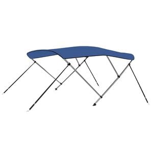 vidaXL 3 Bow Bimini Top Blue 183x140x137 cm