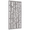 vidaXL Garden Wall Decoration 105x55 cm Corten Steel Bamboo Design