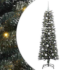 vidaXL Artificial Christmas Tree with 150 LEDs with Stand Green 120 cm