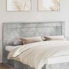 vidaXL Headboard with Headboard Concrete Grey 200 cm Engineered Wood