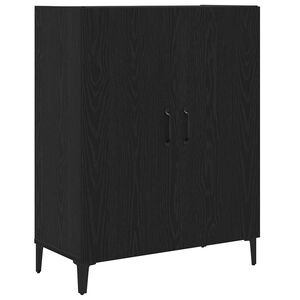 vidaXL Sideboard Black Oak 69.5x34x90 cm Engineered Wood