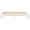 vidaXL Bed Frame White 180 x 200 cm Solid Pine Wood